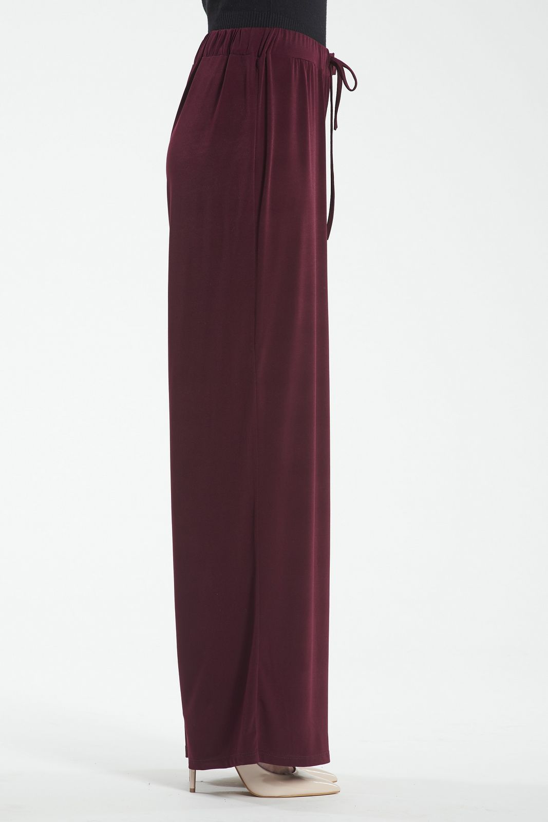 Pantalone palazzo - BORDEAU