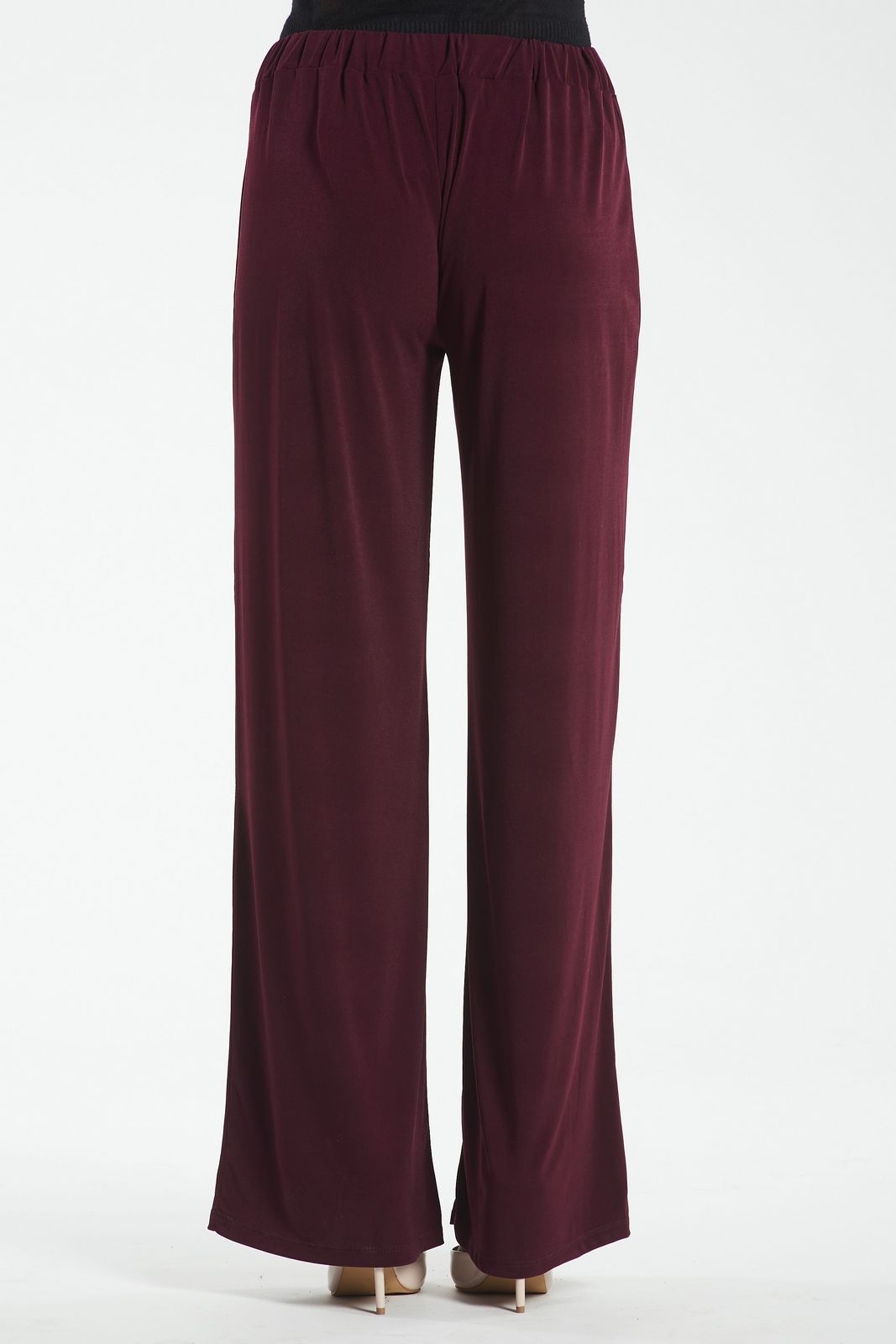 Pantalone palazzo - BORDEAU