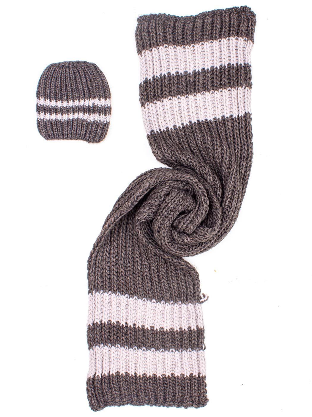 Set cappello e sciarpa - MARRONE