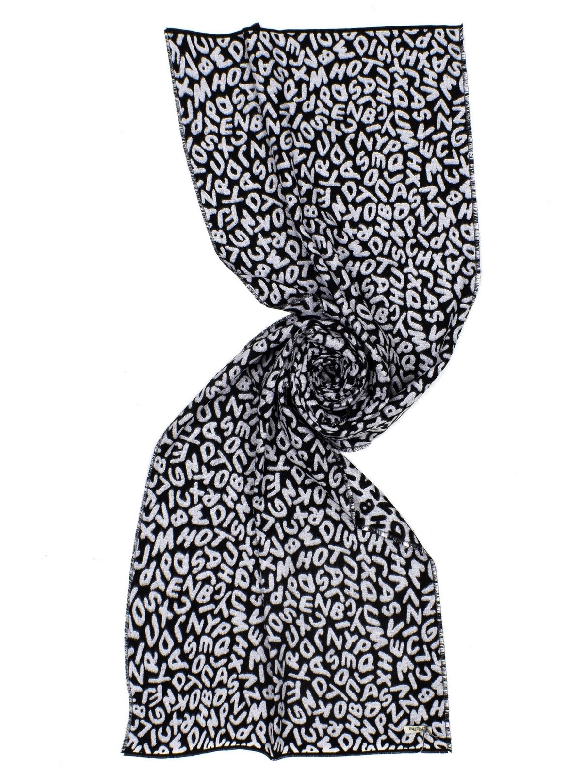 Stola jacquard - BLACK